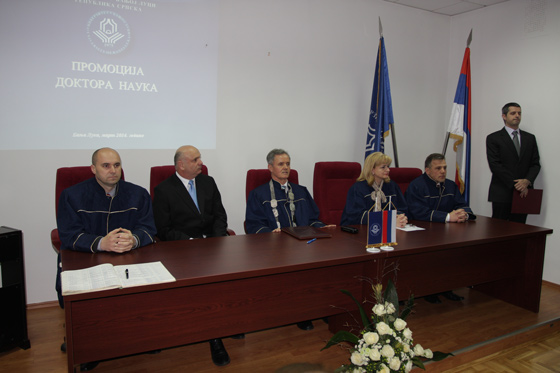 Promotion ceremony for PhDs of the University of Banja Luka