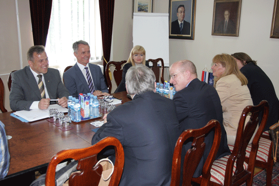 Prijem za amabasadore Njemačke i Poljske u Rektoratu  Univerzitet u Banjoj  Luci 