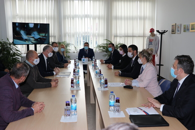 Meeting of Rector Gajanin and Minister Udovičić: Gaining of New Knowledge and Qualifications for Students