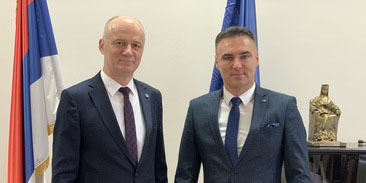 Rector Gajanin Talked with Ambassador Berjan