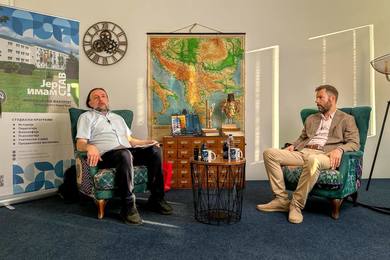 Живојин Ракочевић говорио на трбини на Филозофском