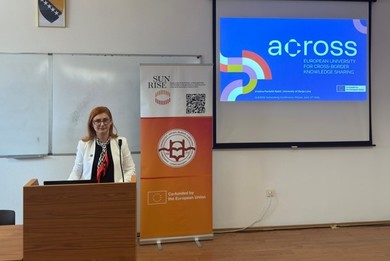 Проф. Кристина Пантелић Бабић на конференцији у Мостару