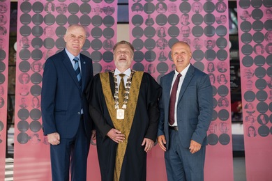 Ректор и проректор УНИБЛ на јубилеју Универзитета у Новој Горици