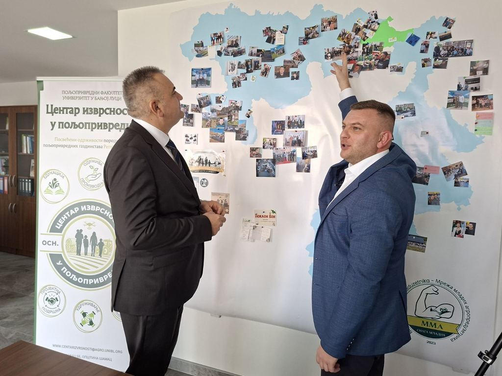 Предсједник Владе посјетио Центар изврсности у пољоп...