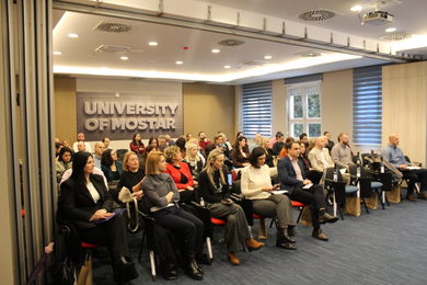 Project SMEQA: Representatives of the UNIBL in a workshop in Mostar 