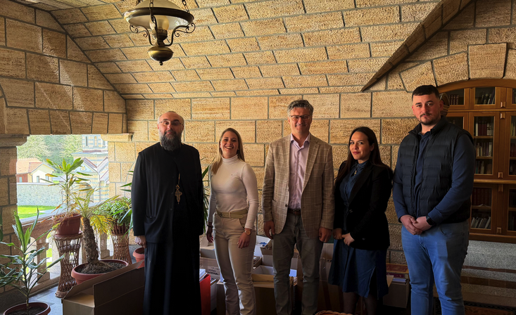 Дониране књиге манастиру Осовица