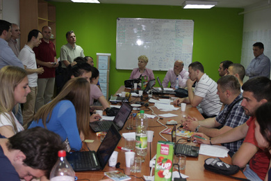 The minister and deputy minister of education visited the UNBL Headquarters for assistance coordination 