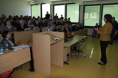Ambasador SAD  Morin Kormak održala predavanje na Ekonomskom fakultetu 