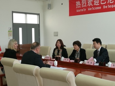 Rector Milan Mataruga and Vice-Rector Biljana Antunovic at the official visit in China