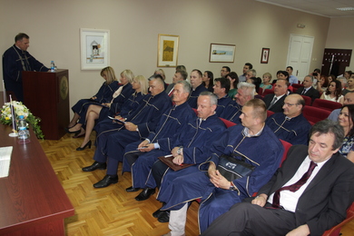 PhD degree holders hooding ceremony 