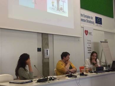 Санда Гверо на семинару у Стразбуру